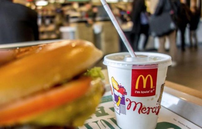 Un restaurant McDonald's le 26 février 2015 à Lille